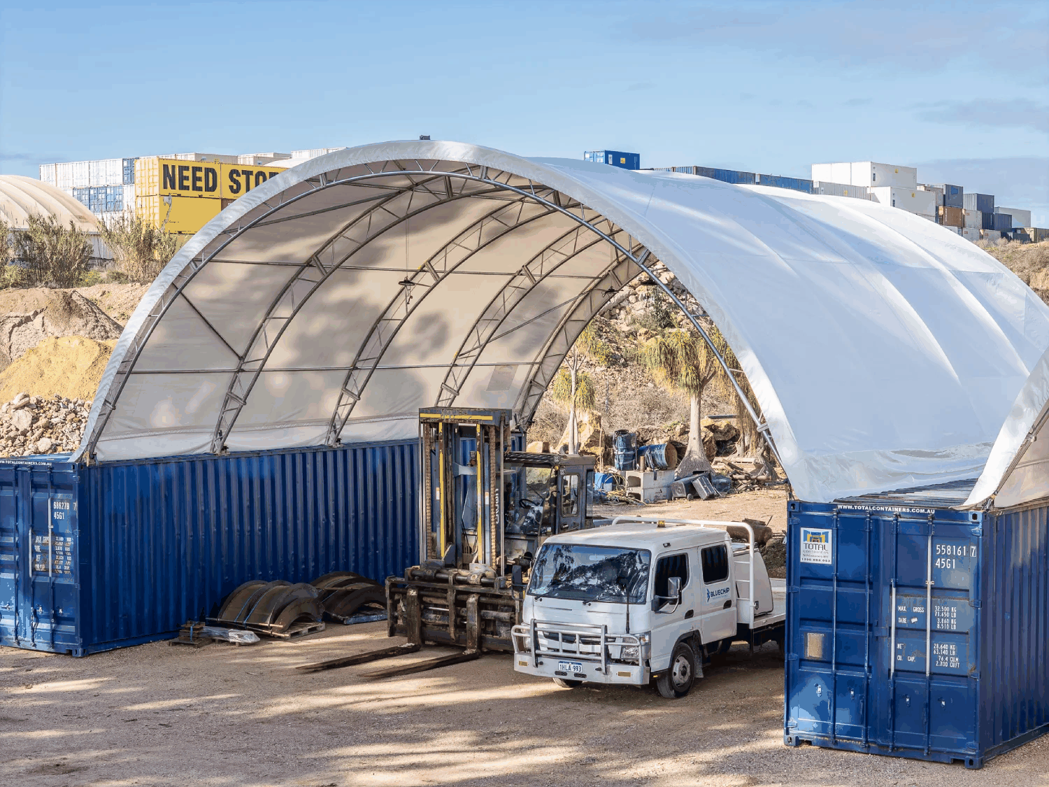 12m Wide x 12m Long – Double Truss Dome Shelter
