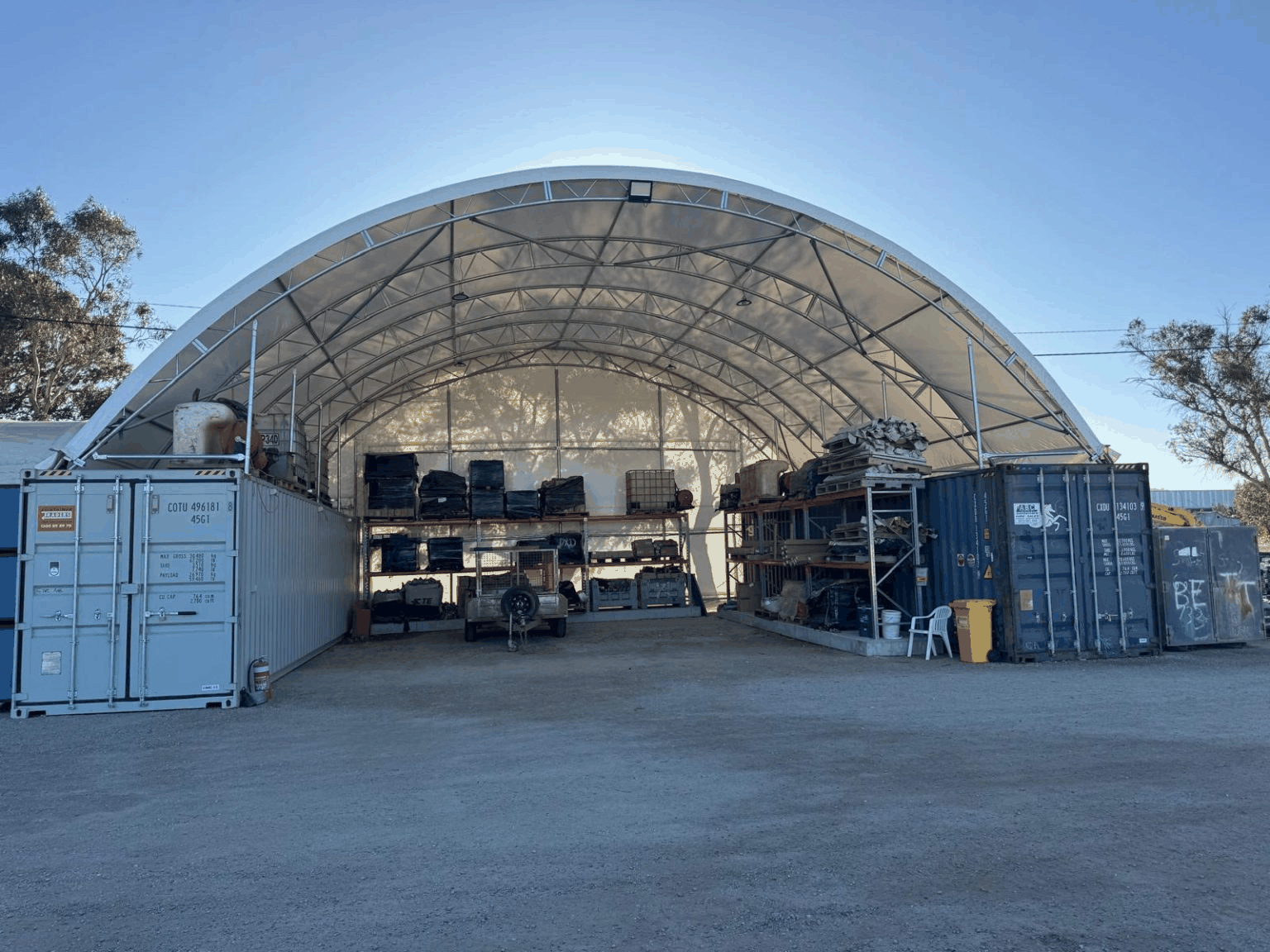 18m Wide x 12m Long – Double Truss Dome Shelter