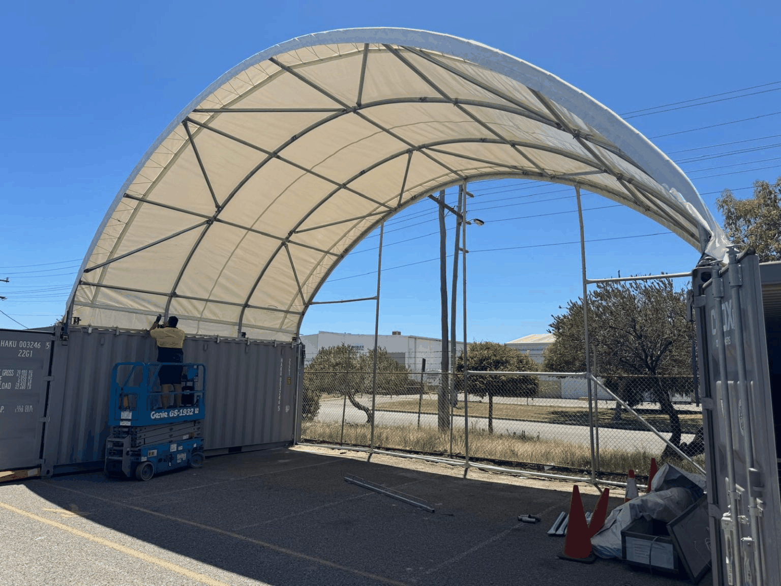 6m Wide x 6m Long – Commercial Dome Shelter